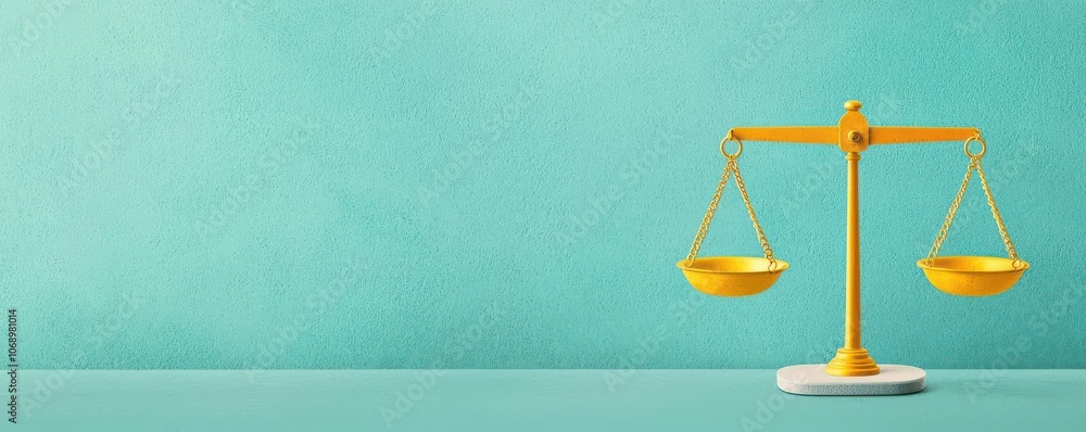 Poster artistic depiction of a balance scale with approval on one side and interest rate on the other