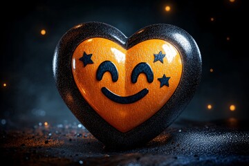 A retro pixel art illustration of a smiling heart with a supportive message in 8-bit font, promoting mental health awareness