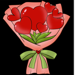 heart of roses