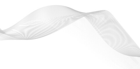 Abstract black lines wave curve motion on white, Thin wavy line abstract background. Wavy line horizontal divider outline minimalist background.