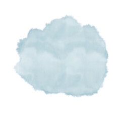 Blue pastel background in watercolor style. Abstract backdrop with aquarelle effect