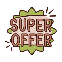 Special offer Sale sign for Advertising Discounts symbol