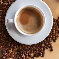 Fototapeta premium white brown colors found beautiful coffee shop png image