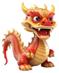 Fototapeta premium PNG Chinese dragon representation celebration creativity.