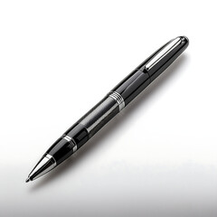 modern pen sits isolated white png background