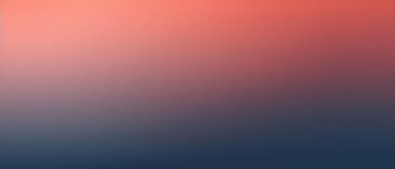 Naklejka premium Blurred gradient Navy to Salmon background