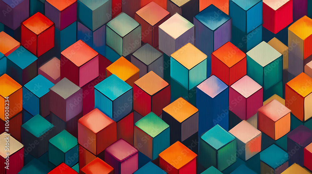 Poster Cube background