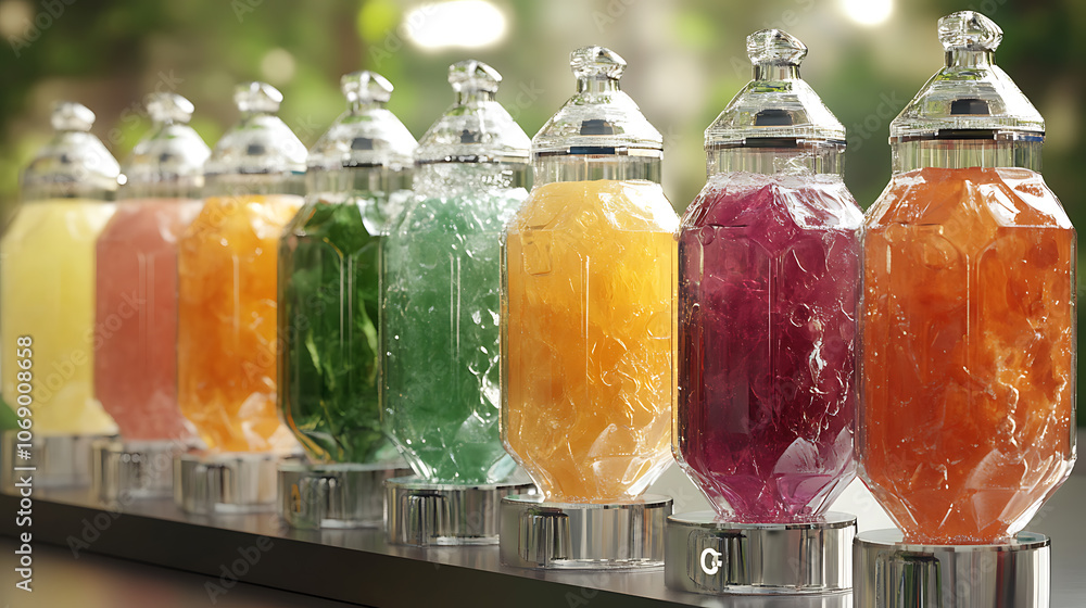 Aufkleber making icy granita juice device in many colors