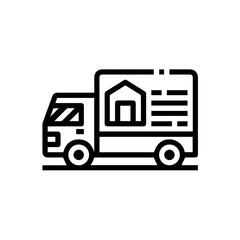 Truck icon symbol vector illustration