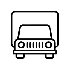 Truck icon symbol vector illustration
