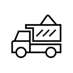 Truck icon symbol vector illustration