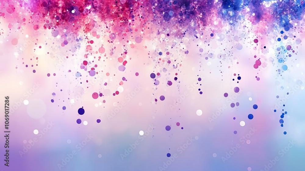 Aufkleber colorful abstract background with gradient and bokeh effect, artistic concept