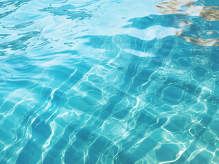 Obraz premium Seamless Water Ripples or Ocean Waves Summer Background Texture