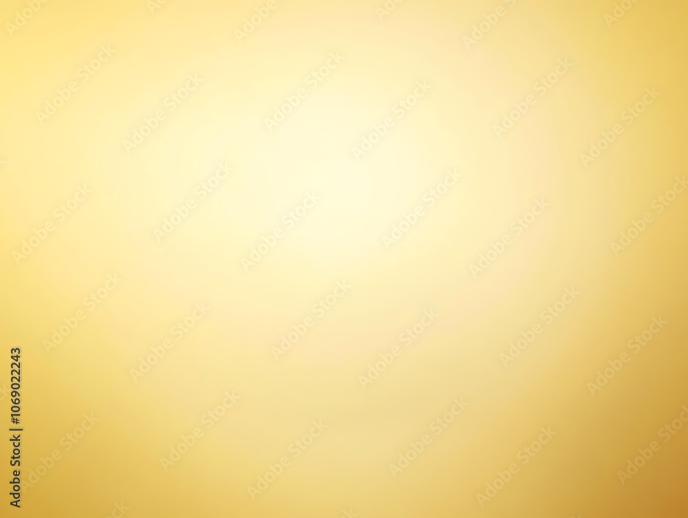 Poster abstract gradient background with light yellow to golden yellow color transition