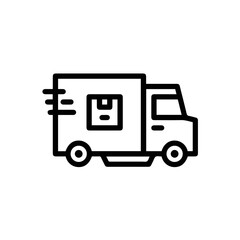Truck icon symbol vector illustration