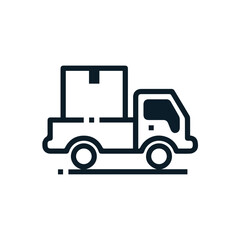 Truck icon symbol vector illustration