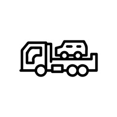 Truck icon symbol vector illustration