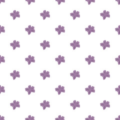 Simple Provence lavender flower pattern