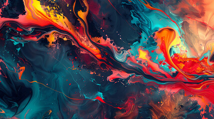 colorful background of a part of the wall  Generated AI 