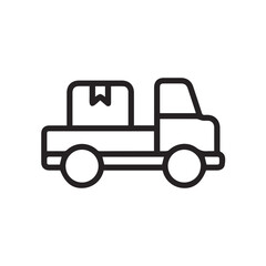 Truck icon symbol vector illustration
