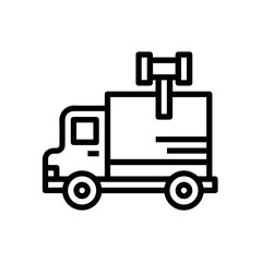 Truck icon symbol vector illustration