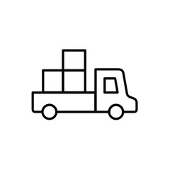 Truck icon symbol vector illustration