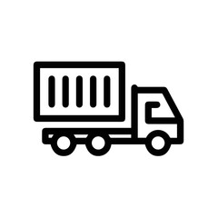 Truck icon symbol vector illustration