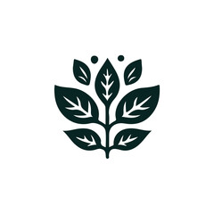 Fototapeta premium Unique Leaf Logo