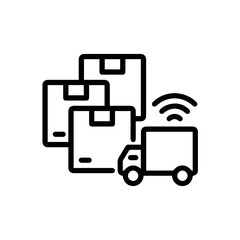 Truck icon symbol vector illustration