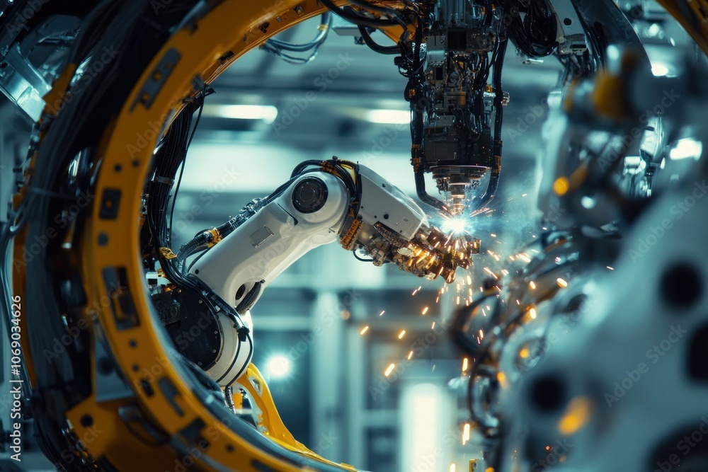 Poster advanced robotics in modern manufacturing environment