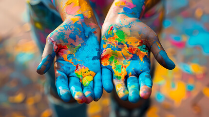 hand painted watercolor  Generated AI 