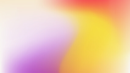 Color gradient background, abstract pastel rainbow. Light blue red yellow orange color banner gradation texture, vector hologram blur abstract background