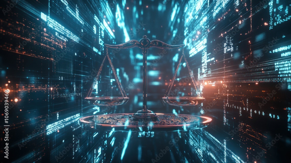 Poster digital scale in neon data environment
