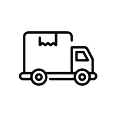Truck icon symbol vector illustration