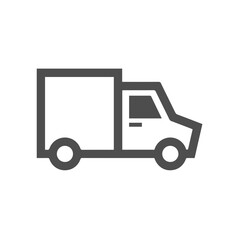 Fototapeta premium Truck icon symbol vector illustration