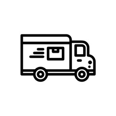 Truck icon symbol vector illustration