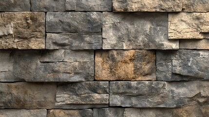 Seamless Textured Stone Wall with Natural Variations, texture, background, design, architecture