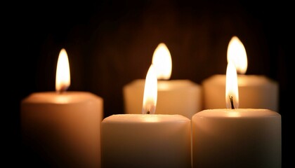 candles in the dark