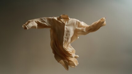 person with arms outstretched