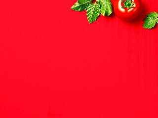 A vibrant red background with a sense of hunger, perfect for food-related designs, delicious, template