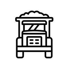 Truck icon symbol vector illustration