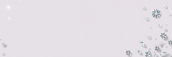 Assorted sparkling jewels on a sleek grey background, jewels, gems