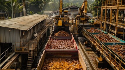Tropical Palm Oil Processing Facility