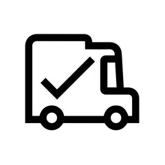 Truck icon symbol vector illustration