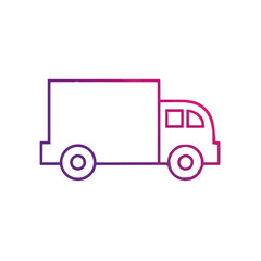 Truck icon symbol vector illustration