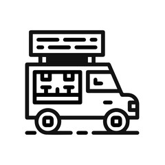 Truck icon symbol vector illustration