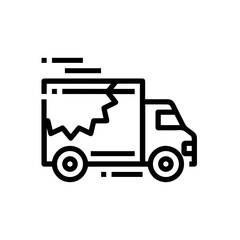 Truck icon symbol vector illustration