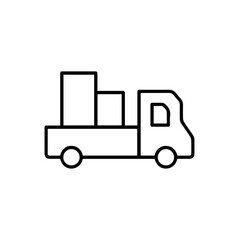 Truck icon symbol vector illustration