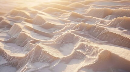 Abstract Sand Patterns at Sunset