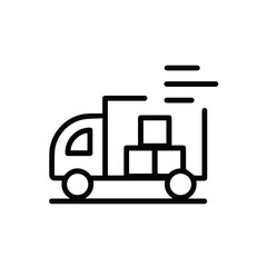 Truck icon symbol vector illustration